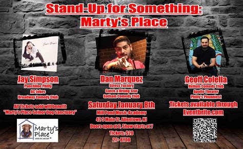 Stand Up For Something Comedy Show - Marty's Place