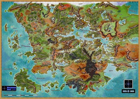 Faerun Forgotten Realms Map In PNG Format W/ Numbered Hexes, 50% OFF