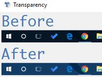 Download Windows 10 Taskbar Transparency