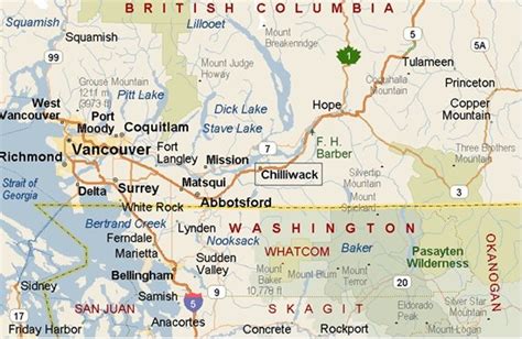 Where is Chilliwack, British Columbia? see area map & more