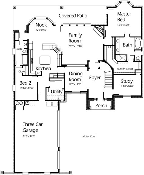 Texas Style Floor Plans - floorplans.click