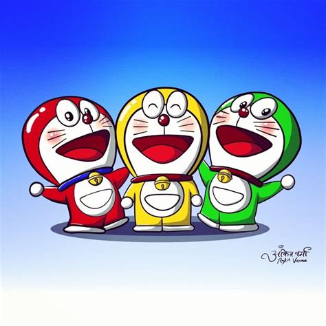 Mini Doras | Doraemon Fan Art | Krita Digital Painting | Doraemon ...