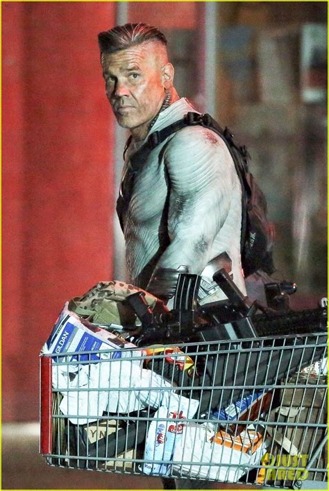 Josh Brolin Films 'Deadpool 2' in His Skin Tight Cable Costume!: Photo ...