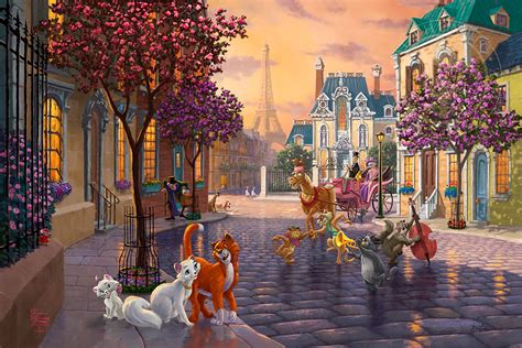 Les peintures Disney incroyables de Thomas Kinkade - Dessein de dessin