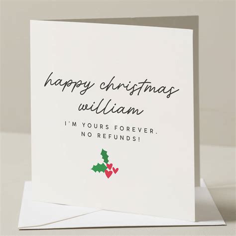 Funny Partner Christmas Card For Them By Paper Scene