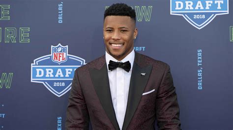 The New York Giants select Saquon Barkley second overall in the 2018 ...