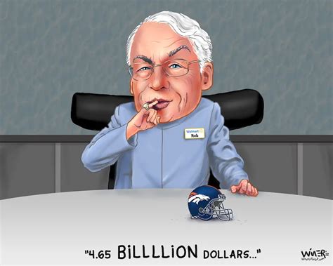 Cartoon: Rob Walton buys Denver Broncos for $4.65 billion