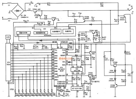 PIC16C57-RC / P communication single-chip microcomputer integrated circuit diagram - Computer ...