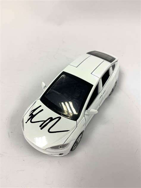 Autograph Signed Elon Musk Toy Car