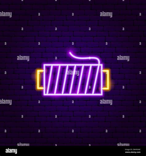 Thread Neon Sign Stock Vector Image & Art - Alamy