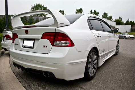 Mugen SI style spoiler FRP material with 3rd brake light | Honda civic, Honda, Style