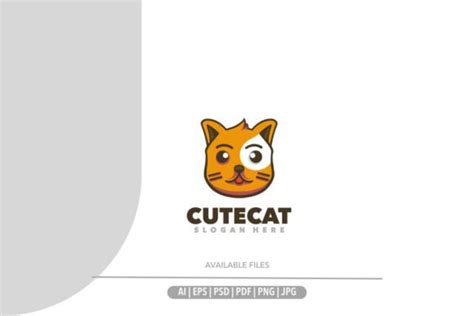 Cat Mascot Logo Graphic by Bayuktx · Creative Fabrica