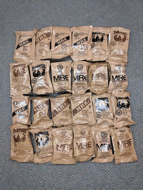 Food And Drink: One Food Ration Mre Meal Military Army Emergency 2018 ...