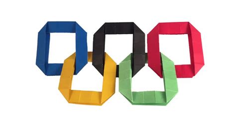 Make your own Origami Olympic Rings! - Origami Expressions