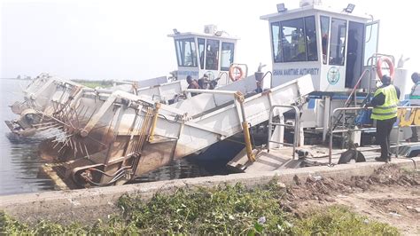 VRA receives trash skimmer vessels to remove weeds at Kpong Dam | Ghana News Agency