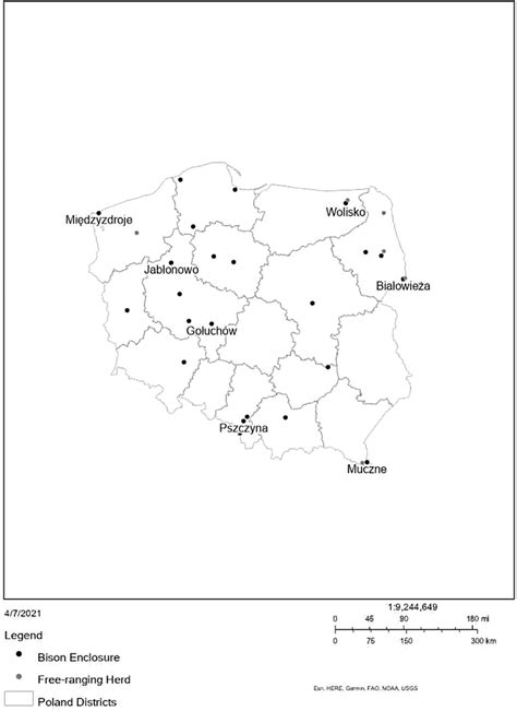 Figure A. 2.#Bison Enclosure Map. | Download Scientific Diagram