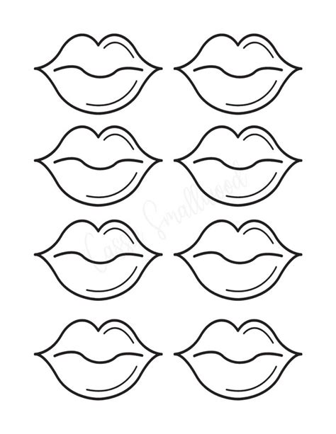 Lips Template Printable
