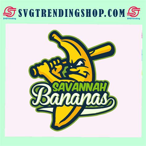 Savannah bananas, banana svg,banana shirt,banana logo,banana clipart,trending svg Files For ...