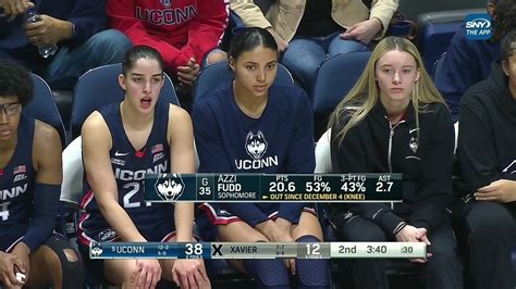 UPDATE ON AZZI FUDD KNEE INJURY | #5 UConn Huskies Women's Basketball v Xavier Musketeers # ...