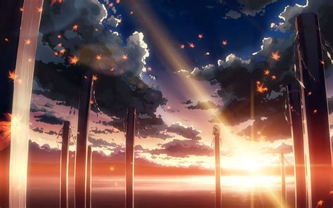 Original Anime Art | Anime scenery, Scenery, Sunset wallpaper