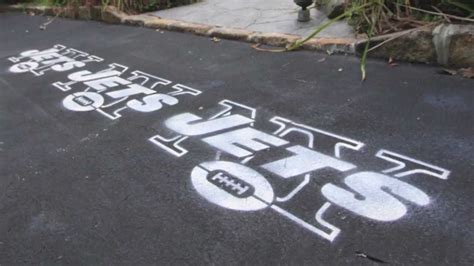 Spray Chalk Sport Stencils - YouTube