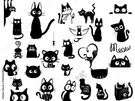 Cat Heart SVG, Cat SVG bundle, cat silhouette svg, funny cat svg, cat ...