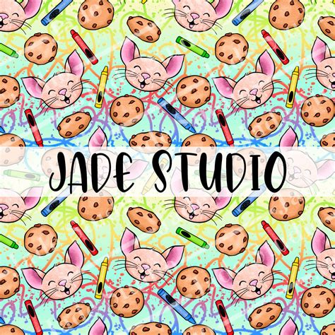 Mouse Cookie Book Seamless File – Jade Studio by Charise