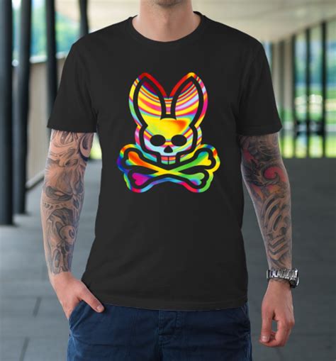 Psychedelic Bunny Psycho Bunny T-Shirt | Tee For Sports