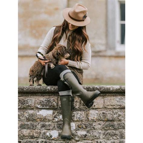 Le Chameau Vierzonord Womens Boot: Vert Vierzon, Vert Chameau, Black ...