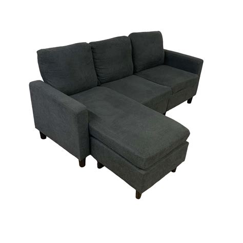 Used Gray Reversible Sectional | OneUp Furniture | Philadelphia, PA