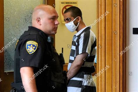 Hadi Matar 24 Background Leaves Arraignment Editorial Stock Photo ...