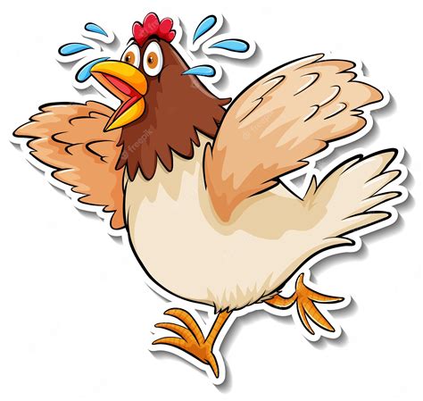 flying chickens - Clip Art Library