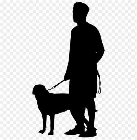 Free download | HD PNG Transparent man with dog silhouette PNG Image ...