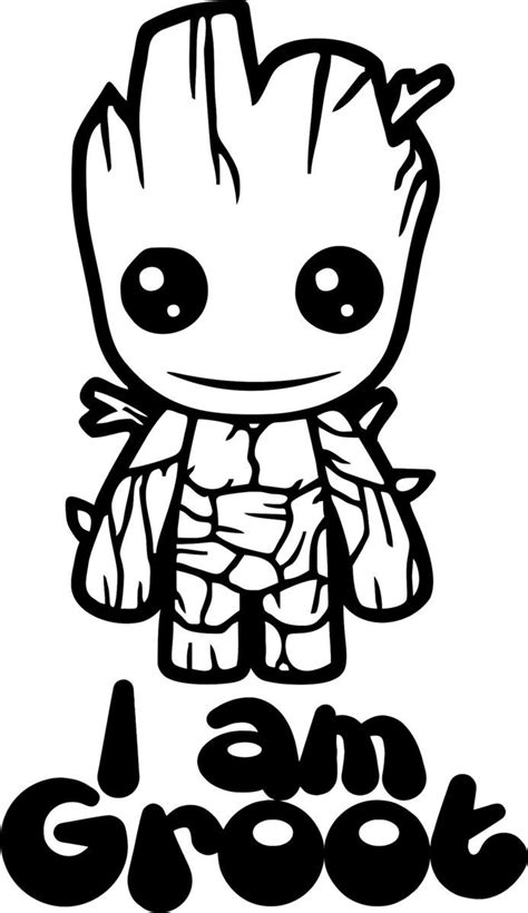 I Am Groot FREE SVG and PNG File | Cricut vinyl, Cricut projects vinyl ...