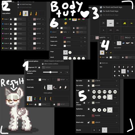 Ponytown body tutorial Body Colour, Skin Color, Town Games, Pony Creator, Town Outfits, Body ...