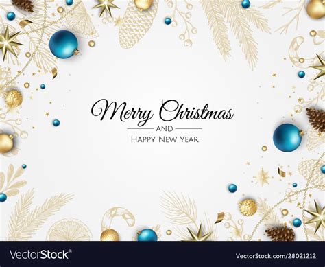 Christmas banner background xmas design Royalty Free Vector