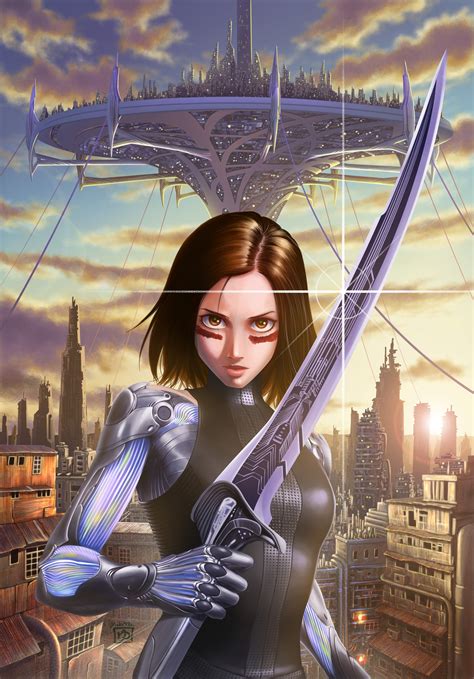 [Art] Alita: Battle Angel movie illustration by original Gunnm manga ...