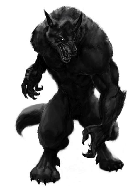 Black Werewolf Art - ID: 381