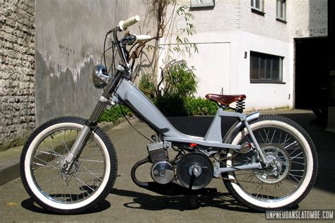 MBK 51 chopper : Mcfly Custom ose la mobylette longue fourche ! - Un ...