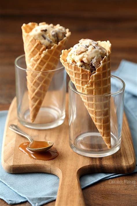 Caramel Waffle Cone Ice Cream