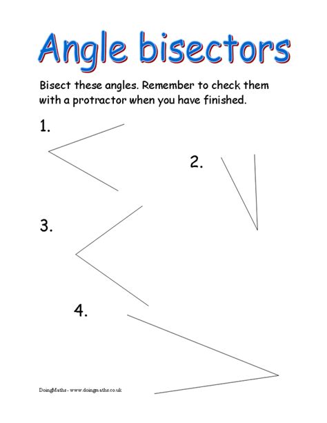 Construction - Free resources on constructing shapes - DoingMaths - Free maths worksheets