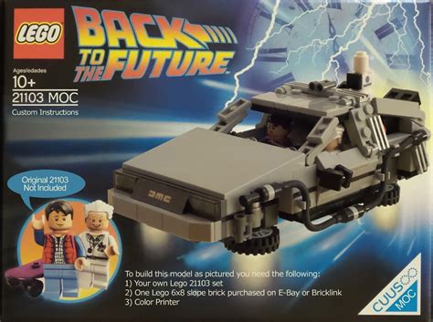 LEGO DeLorean Time Machine Instructions (MOC #13), 53% OFF