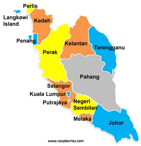 Malaysia Map | Peta Malaysia