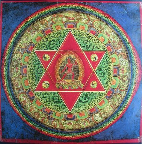 Vajrayogini in the Dharmakara Mandalas Drawing, Mandala Painting, Sacred Geometry Art, Sacred ...