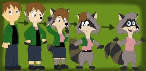 Melissa Raccoon TF TG by JustinandDennis on DeviantArt