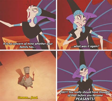 When Yzma made this hard-hitting argument: | Disney movie funny, Funny disney memes, Best disney ...