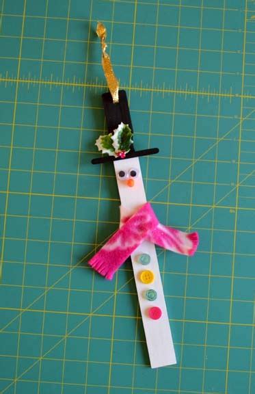 Kids Craft - Paint Stick Snowman