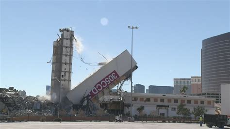 Clarion hotel-casino demolition in Las Vegas complete - YouTube