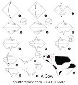 9+Free Origami Cow - Solo Hermosas