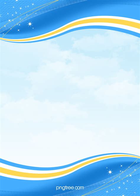 Border Design Blue Background